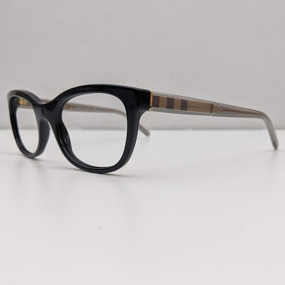 🕶️Made in Italy! Burberry B2213 3001 Eyeglasses 53/20 140 /KAZ517🕶️​ - Picture 4 of 7